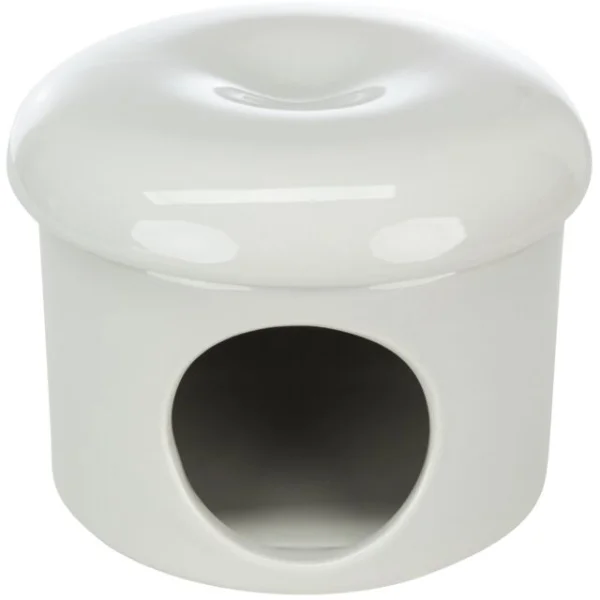 Trixie ceramic hide with food dish.webp
